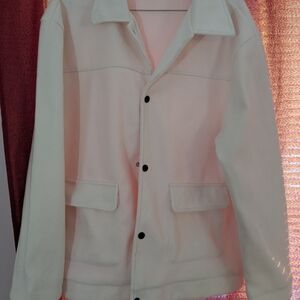 Cream Button-Up Jacket